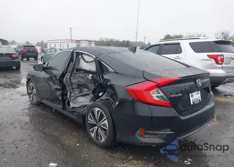 2018 Honda Civic Ex-T from USA, damaged, VIN JHMFC1F39JX000711